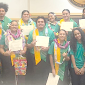 Sigma Kappa Delta (SKD) English Honor Society members inducted
