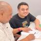 Parent with child with developmental disabilities 
