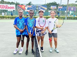 “We are so proud of the grit and sportsmanship displayed by our team and just know that they will come back again stronger,” said coach for Team Am Samoa, Dr Francine Amoa. after match photo
