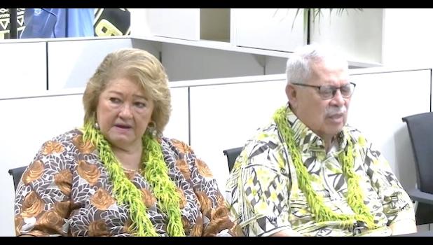 uaolo Manaia Fruean and Mrs. Fiapa'ipa'i Fruean