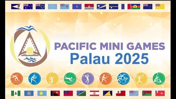The first wave of the American Samoa 59-member delegation is scheduled to depart tonight 2025 Pacific Mini Games logo