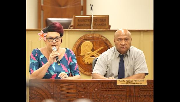 Deputy Director of Treasury Levi Reese (left)