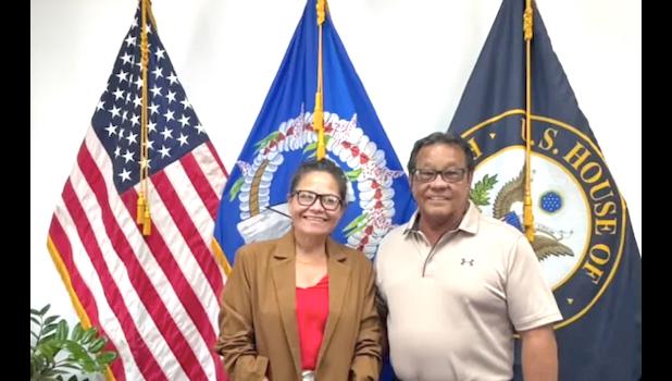The mayors said families were struggling with the rising cost of living, businesses are trying to survive and retain employees, and communities are rebuilding from the storms with limited resources. [Photo: Mark Rabago CNMI MAYORS