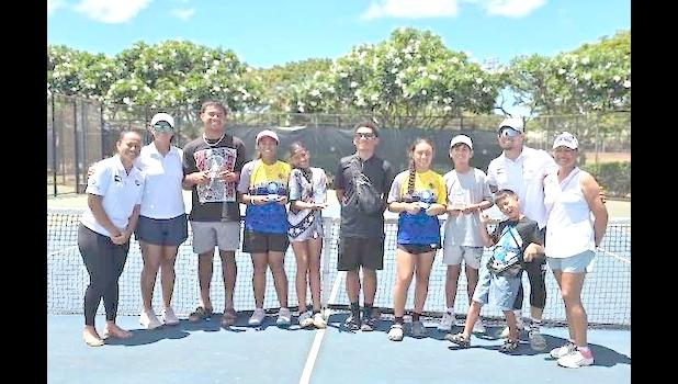 American Samoa Junior Tennis team and supporters
