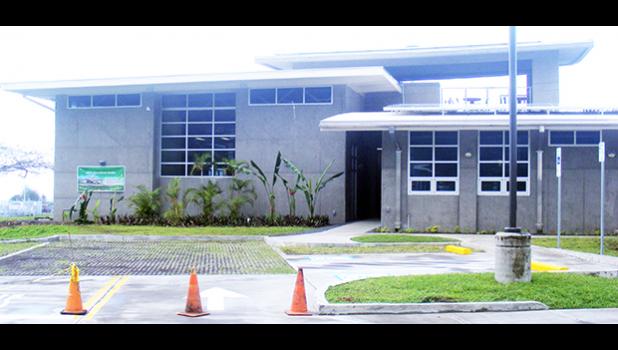 The new $4.6 million American Samoa Power Authority Operations Center building at its Tafuna compound, which was officially dedicated last Friday morning.  [photo: FS]