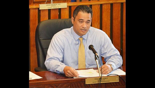 Lt. Gov. Talauega Eleasalo V. Ale