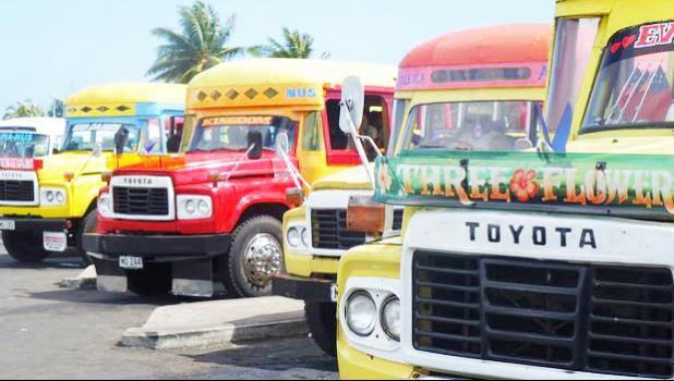 According to the proposed amendments the Commission intends to implement an overall increase for one-way bus fare by 25-cents per person from the current rate. For example, from the Marist Brother's Rectory in Atu'u to the end of Faga'alu village, the rate will increase from $1 oneway to $1.25. AIGA BUSES