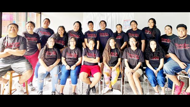 Some of the youth of Christopher James Foeoletini Foundation