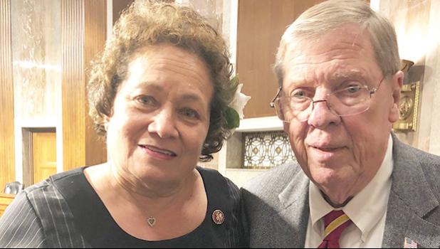 Congresswoman Amata with Chairman Johnny Isakson