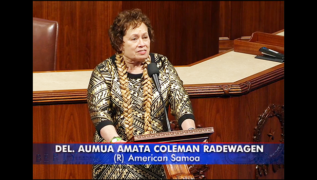 Congresswoman Uifa’atali Amata