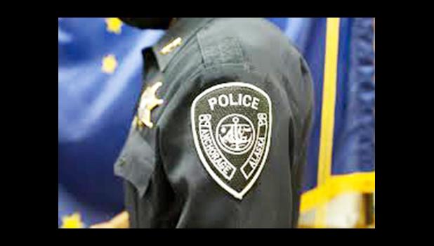 The Anchorage Police Department received multiple calls just before 4 p.m. Friday from people who reported hearing nine or 10 gunshots in the area Anchorage Police logo