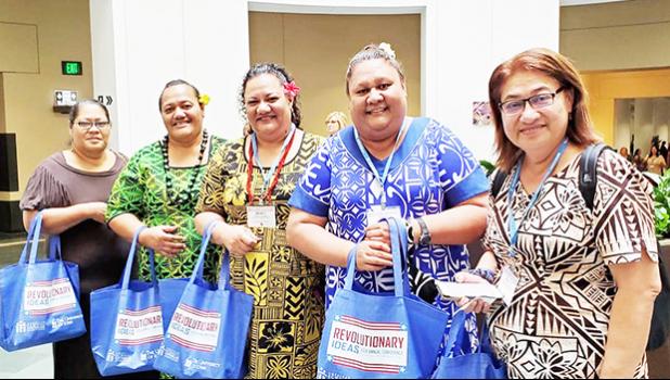 Suafa Fa’asulu, Christina Leatimua, Wendy Vaovasa-Lotulelei, Leitu lesa, and Beauty Tuiasosopo 