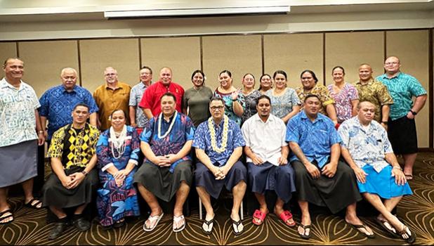 ASG delegation in Fiji with Am Samoa students