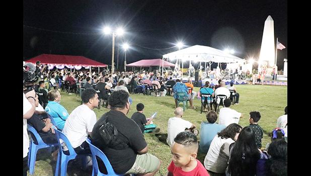 crowd at family fun day