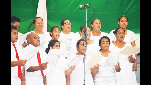 CCCAS Afono choir performing several years ago at the Fagatogo Pavilion during the first night of the 39th annual Holiday Music Festival hosted by the American Samoa Council on Arts, Culture & Humanities and the Department of Youth and Women’s Affairs. CCCAS Afono choir