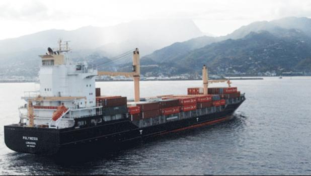 A Polynesia line container vessel