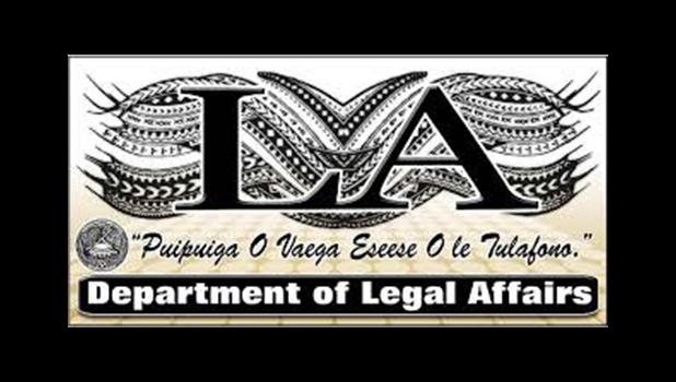 The Department of Legal Affairs in the notice, posted as of yesterday morning on its website, announced the Oct. 19 effective date of the new PW7 program for citizens of Samoa entering American Samoa. DEPT OF LEGAL AFFAIRS LOGO