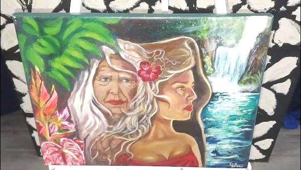 Eve Snow’s winning 2026 Congressional Art Competition painting