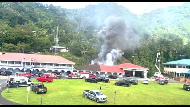fire in Fagatogo