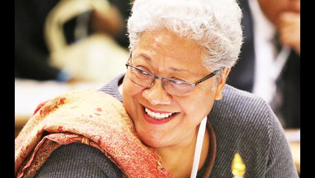 Prime Minister of Samoa Fiame Naomi Mata’afa 