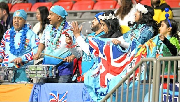 Fiji Fans at HSBC Vancouver 7s