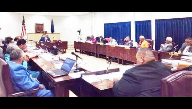 Deputy Speaker of the House, Fetu Fetui Jr., proposed a motion allowing the government to review and amend its financial report before proceeding further. This motion received a second. HOUSE CHAMBER