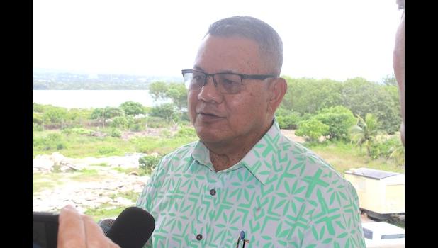 Caretaker Minister of Public Enterprises Leatinu’u Faumuina Wayne Fong