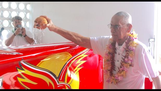 Christening of the new Manulele Tausala Lowrider II