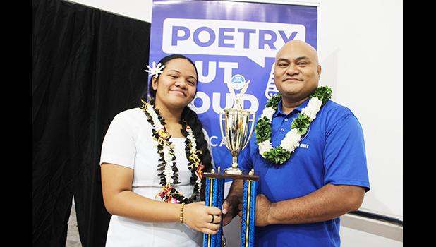 Hazel Leo with her proud father