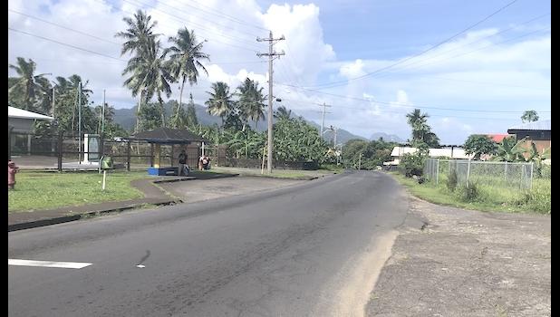 Site of commercial development across from Lupulele Elementary School