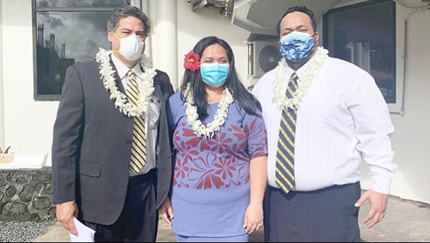 The trio - Jon A. G. Clemens, Lornalei C. Meredith and Aitofele B. Sunia — were later unanimously confirmed by the Senate. Under local law confirmation of judges to the bench is by the Senate only. Jon A. G. Clemens, Lornalei C. Meredith and Aitofele B. Sunia