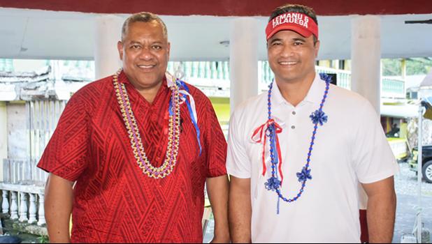 Lemanu Palepoi Sialega Mauga (left) and Talauega Eleasalo Ale