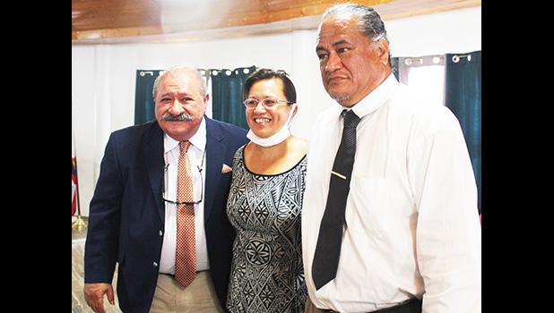 [l-r] Moefaauo Bill Emmsley, Dr. Jean Anderson, and Dr. Malouamaua Tuiolosega