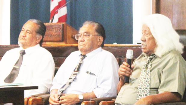 Dr. Malouamaua Tuiolosega, Faumuina John Faumuina, Dr. Iotamo Saleapaga
