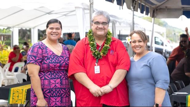 Director of Health, Dr. Saipale Fuimaono and others