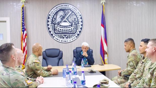 Lt Governor with Utah Army National Guard command team