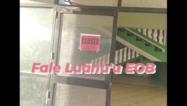 EOB Manu'a closed sign