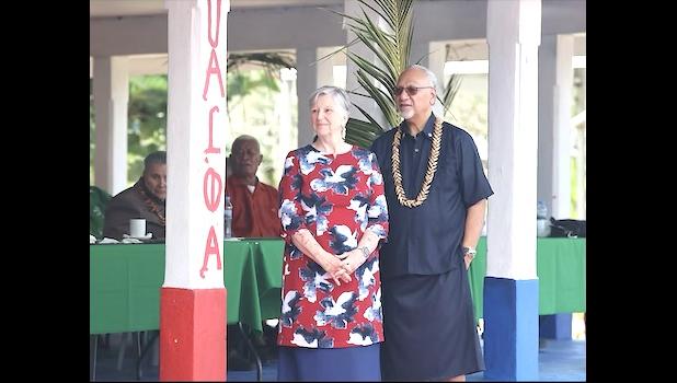 Governor Pulaali’i Nikolao Pula and First Lady