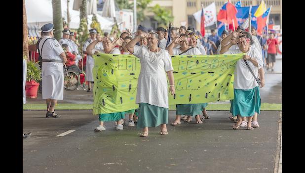 Samoa celebrates 62 years of independence from colonial rule at the Malae o Tiafau i Mulinuu. (Photo: Talaia Mika) Samoa Independence