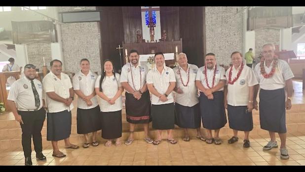 Our MBOPA team in Pago attended Mass at Fatu o Aiga Cathedral, Tafuna, committing this week's fundraising efforts into God's hands. Fa'afetai tele to all our members, supporters, and our major sponsors, Taula and Silva Group, for your unwavering support. MBOPA team in Pago