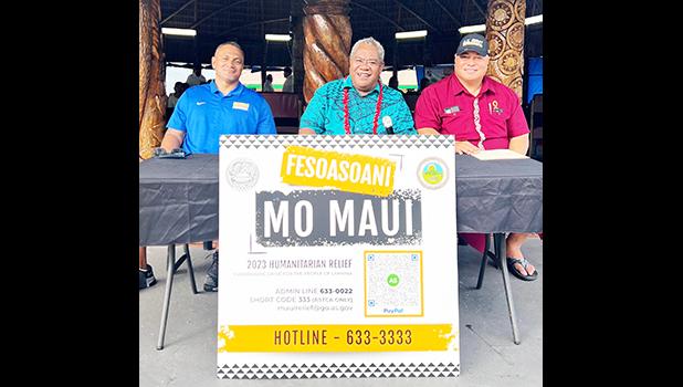 MAUI FUNDRAISER BOOTH