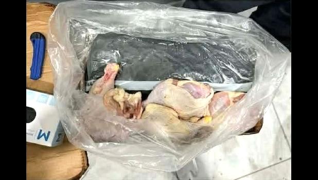 Meth hidden in frozen chicken