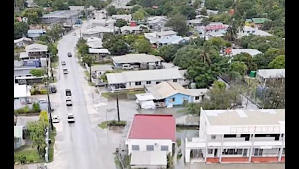 flooding in the capital Nuku'alofa