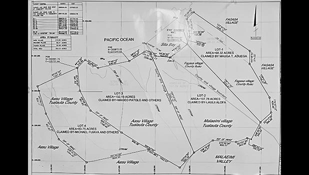 Nu'u Fou land survey
