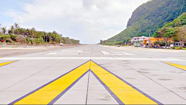 New runway at Ofu, Manu'a airport