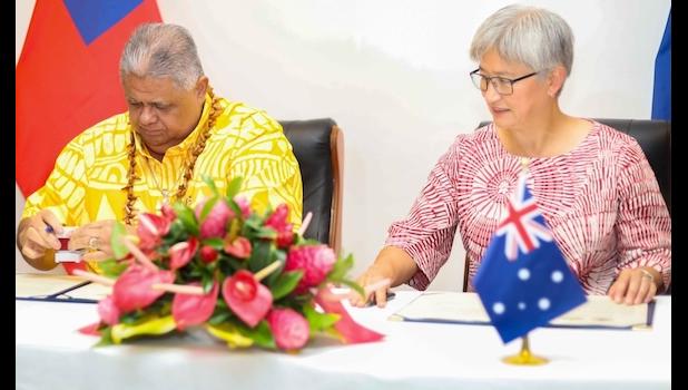 Samoa PM and  Australia’s Minister of Foreign Affairs