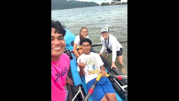 Students from Pacific Horizons School and South Pacific Academy
