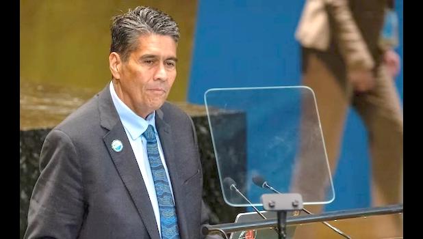 Palau's President Surangel S Whipps Jr