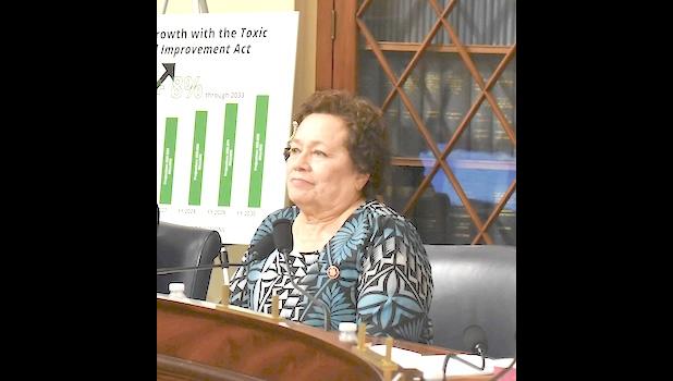 Congresswoman Uifa’atali Amata