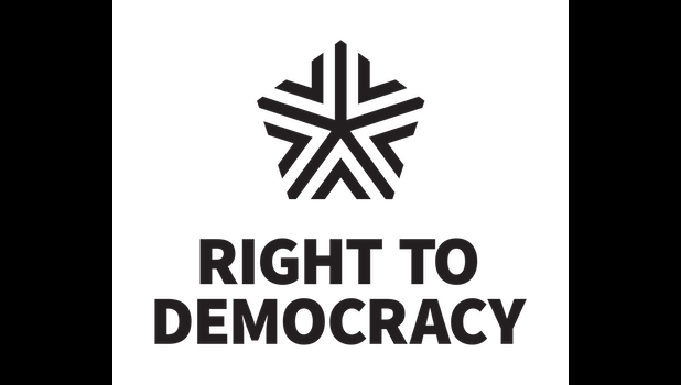 Right to Democracy brings together people across the political status spectrum to confront the undemocratic colonial framework governing the U.S. territories and advance a future grounded in democracy, equity, and self-determination. RIGHT TO DEMOCRACY LOGO